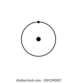Sun. Minimal abstract design element for tattoo art and logo. Stock vector.