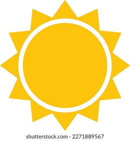 Símbolos del arte vectorial mínimo solar