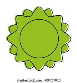 sun minimalistic representation icon image 