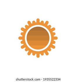 sun modern icon logo symbol