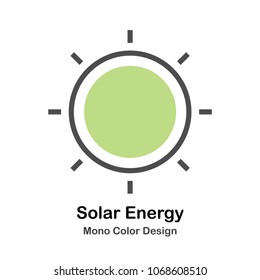 Sun Mono Color Icon