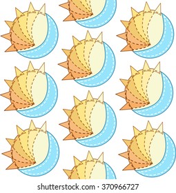 Sun and moon