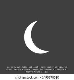 Sun and moon flat icon. Sign sun and moon. Vector logo for web design, mobile and infographics. Vector illustration eps10. Isolated on white background.
