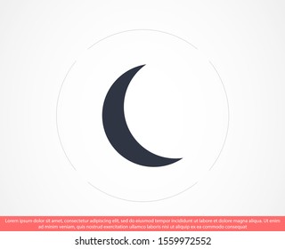 Sun and moon flat icon. Sign sun and moon. Vector logo for web design, mobile and infographics. Vector illustration eps10. Isolated on white background.
