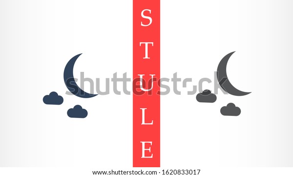 Sun and moon flat icon. Sign sun and\
moon. Vector logo for web design, mobile and infographics. Vector\
illustration eps10. Isolated on white\
background.