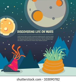 Sun and Moon , Galaxy Classification,Kids space learning,Full vector, Mars