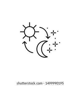 Sun moon icon. Element of sweet dreams icon