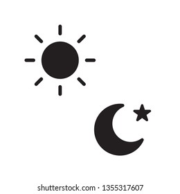Sun Moon Icon Images, Stock Photos & Vectors | Shutterstock