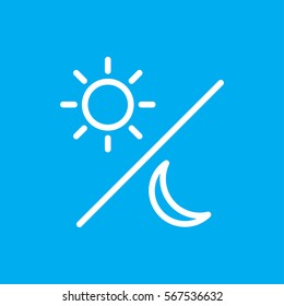 sun and moon icon illustration isolated vector sign symbol