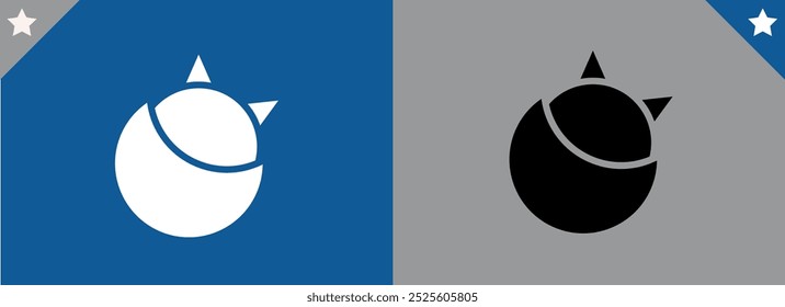 sun moon icon vector illustration