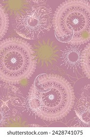 SUN MOON MAGIC COSMIC MYSTICAL