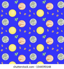The sun, moon and neptune in the galaxy