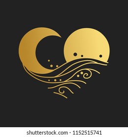 Sun And Moon Logo High Res Stock Images Shutterstock