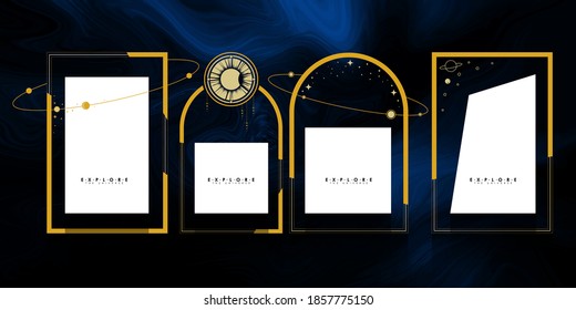 sun and moon space explore the universe background templates