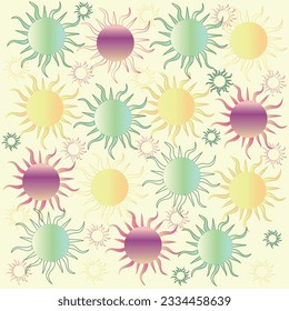 sun motifs  seamless pattern 
shirt pattern swimwear pattern - Powered by Shutterstock - Get 15% off with code: PIKWIZARD15