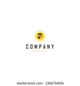 Sun Mountain Bright Nature Landscape Abstract Creative Business Logo