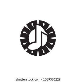 Sun Music Logo icon Design