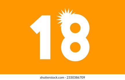 Sun Number Logo White Day Fresh Modern