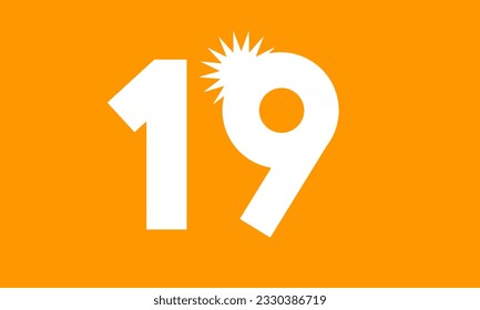 Sun Number Logo White Day Fresh Modern