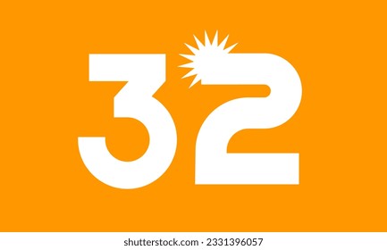 Sun Number Logo White Day Fresh Modern