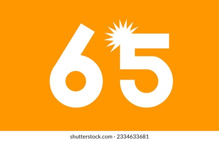 Sun Number Logo White Day Fresh Modern