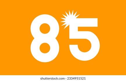 Sun Number Logo White Day Fresh Modern