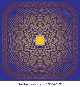 Sun Ornament Frame