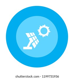 sun panel vector icon