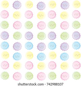 Sun pastel colors wallpaper background