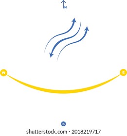 Sun Path Diagram for the Northern Hemisphere