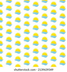 Sun pattern design and background art