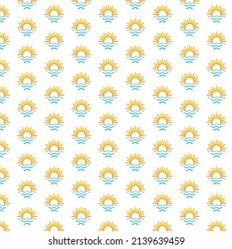 Sun pattern design and background art