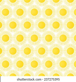 Sun Pattern for summer in vector background