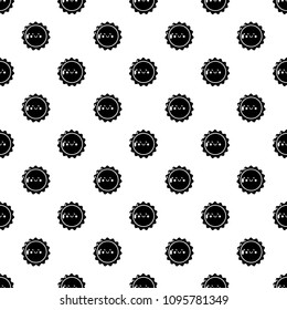 Sun pattern vector seamless repeating for any web design