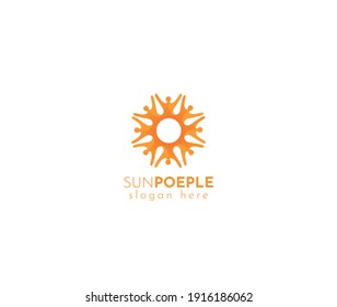  Sun People logo sign illustration