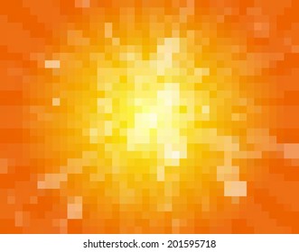 Sun pixel background