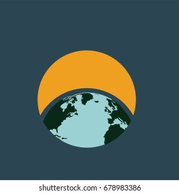 Sun and planet

