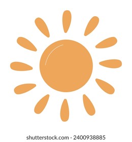 sun planet star eco bio zero waste icon element vector illustration