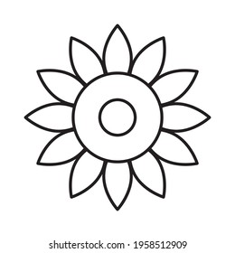 icono vectorial de estilo de línea de planta solar que puede modificar o editar fácilmente