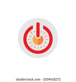 Sun Power Logo Icon Design