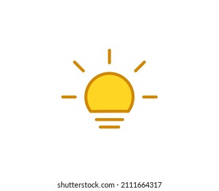 Icono de línea superior Sun. Pictograma sencillo de alta calidad. Iconos modernos de estilo de contorno. Ilustración vectorial de trazo sobre un fondo blanco. 