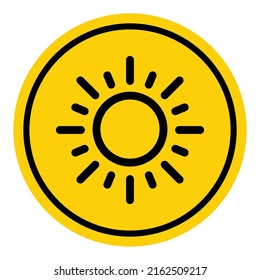 Sun protection factor icon, uv radiation block symbol, sun protect skin vector illustration .