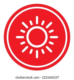 Sun protection factor icon, uv radiation block symbol, sun protect skin vector illustration .