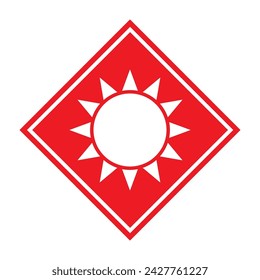 Sun protection factor icon, uv radiation block symbol, sun protect skin vector illustration .