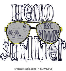 sun protection glasses Hello summer
