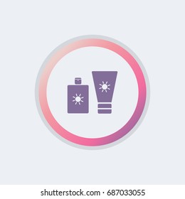 Sun protection icon