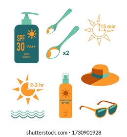 15 Sunscreen Amount Images, Stock Photos & Vectors | Shutterstock