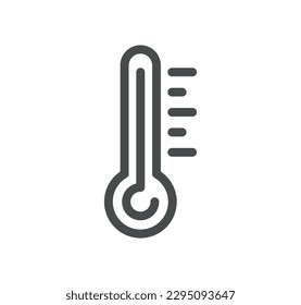 Sun protection related icon outline and linear vector.