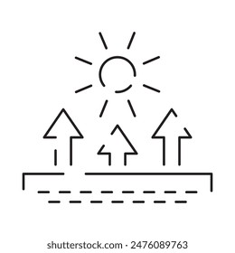 Sun Protection Related Vector Line Icon. Icons as Sunscreen, Sunglasses, UV rays exposure time and more. Summer vacation