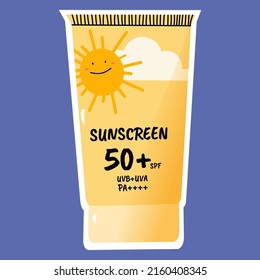 Sun protection spf skin care.